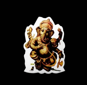 Autocollant Stickers Ganesh Dieu Hindou sacré à la tête d' éléphant # GK - Picture 1 of 1