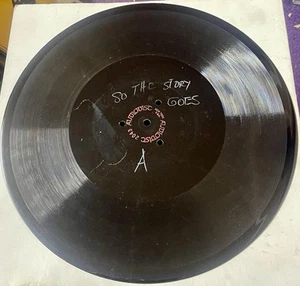 Unknown UNISSUED 1940s Male R&B JAZZ 12” METAL ACETATE 78 So The Story Goes HEAR - Picture 1 of 1