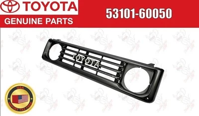 Grille de radiateur avant Toyota OEM 53101-60050 pour Land Cruiser 70 HZJ71 7... - Photo 1/4
