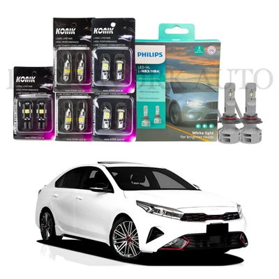 LED Conversion Kit Headlight Low Beam Interior Rego for Kia Cerato 2022-23 MY22 - Image 1 of 4