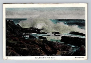 Biddeford Pool ME- Maine, Surf, Antique, Vintage c1949 Postcard - Picture 1 of 2