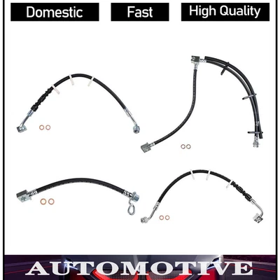 Front Rear Brake Line Hose For Ford E-350 Club Wagon 6.0L 2005 2004 2003 - Image 1 of 4