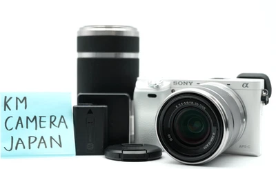 [US DUTY PAID] Sony Alpha A6000 Digital Camera [SC 15257] w 18-55 55-210mm Lens - Image 1 of 4