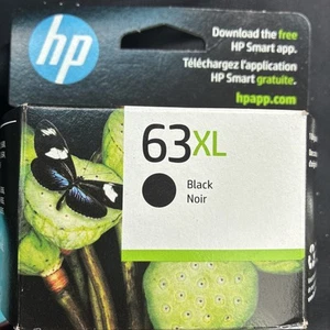 HP 63XL Tintenpatrone - Schwarz Ablaufdatum Mai 2026 - Bild 1 von 2