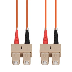 Addon ADD-ST-SC-15M6MMF ADDON 15M ST TO SC ORANGE OM1 DUPLEX OFNR (RISER-RATED) - Picture 1 of 1
