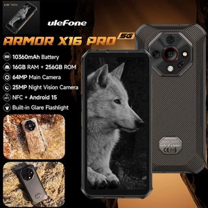 Ulefone Armor X16 PRO 5G 4G smartphone robusto Android 15 costruttore mobile doppia SIM - Foto 1 di 22