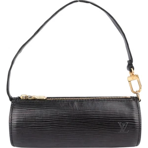 Louis Vuitton Noir Epi Leather Mini Soufflot Handbag Tasche - Bild 1 von 8