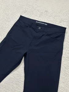 Western Rise Evolution Chino Pants Mens 34x32 Blue Nylon Stretch Performance - Picture 1 of 11