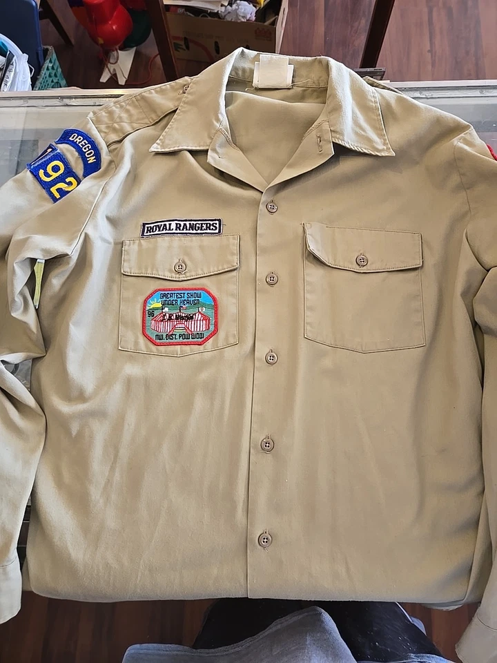 Vintage Royal Rangers Shirt And Vest Mens 17 Inch Neck - Image 1 of 4