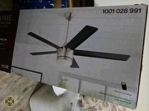 NIB HomeDecorators CollectionMerwry 48" Integrated LED In/Outdoor Brushd Nickel - Picture 1 of 5