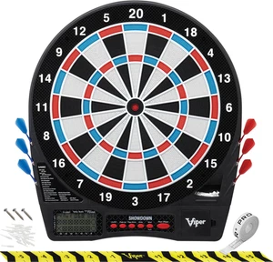 Showdown Elektronische Dartscheibe Sport Größe über 30 Spiele mit 590 Optionen Automatik - Bild 1 von 12