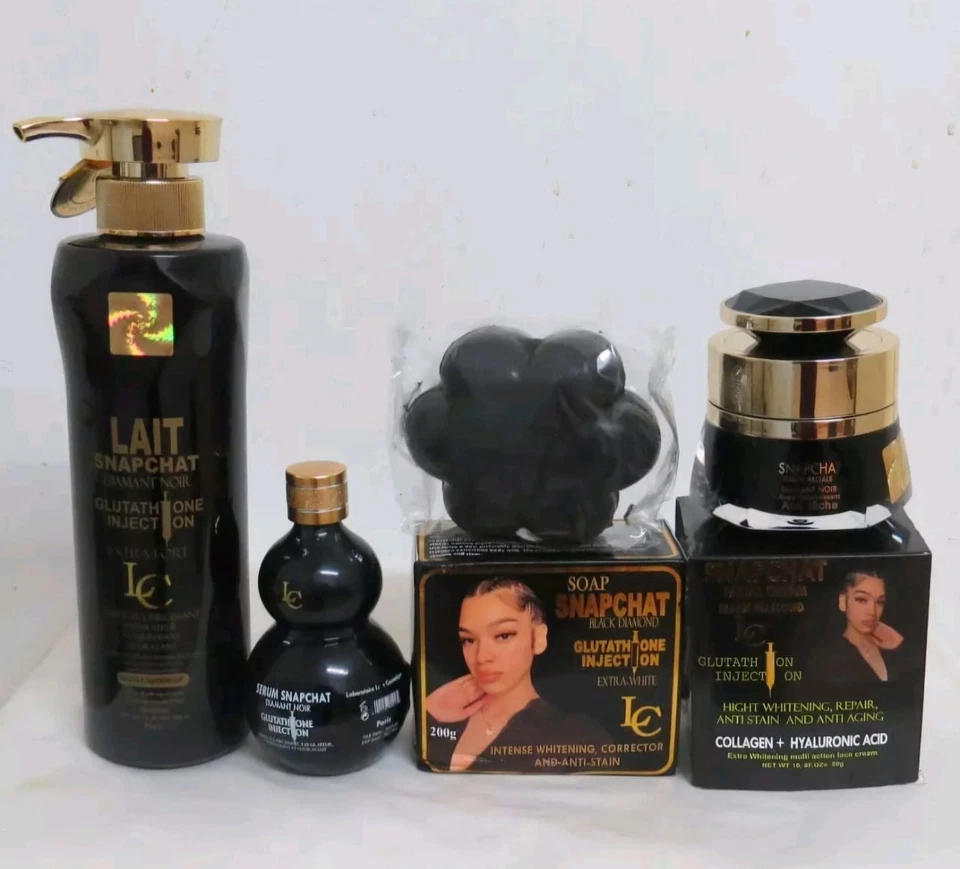 LABORATOIRE LUXE COSMETIC Lait Snapchat Noir Body Milk Full set -Black
