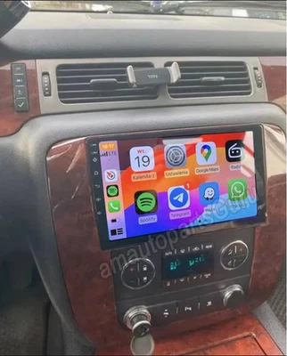 For 2007-2014 Chevrolet Tahoe CarPlay Android Auto Car Radio Stereo SWC GPS WIFI - Image 1 of 4