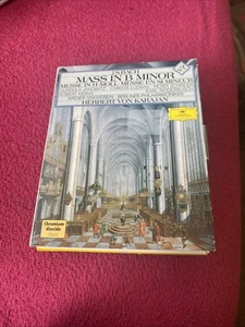 1974 J S BACH H-MOLL-MESSE MASS IN B MINOR CLASSICAL 2x CASSETTES BOXSET 1974  - Picture 1 of 7