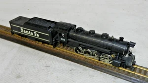 Tyco HO Santa Fe 2-8-0 vapor loco #638 con licitación, NO funciona (C) - Imagen 1 de 8