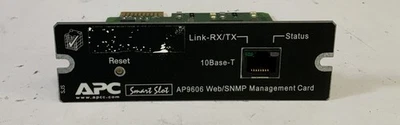 APC AP9606 SmartSlot Web/SNMP Management Network Card "Q5B" - Image 1 of 4