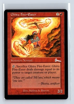 GHITU FIRE-EATER – MTG Magic the Gathering Card – Urza's Legacy – Uncommon - Image 1 of 4