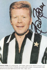 DEUTSCHLAND & JUVENTUS: HELMUT HALLER SIGNIERT 6x4 PORTRAIT PROMO/FOTO+COA - Bild 1 von 1