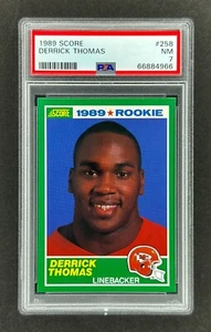 1989 Score #258 Derrick Thomas RC (Chiefs)    PSA 7 NM    ROOKIE!    NEW SLAB! - Picture 1 of 2