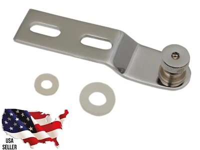 Chrome Rear Seat Bracket Harley Dyna 1996-2017 490016 Low Rider Super Glide FXR - Image 1 of 4