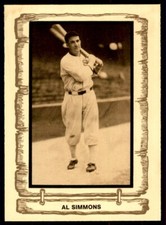 1983 CRAMER BASEBALL LEGENDS SERIES 4 #119 AL SIMMONS CHICAGO WHITE SOX