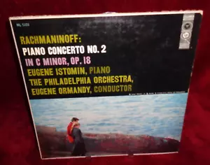 LP--RACHMANINOFF PIANO CONCERTO NO. 2 IN C MINOR, OP. 18 ML 5103 COLUMBIA -USA - Picture 1 of 6