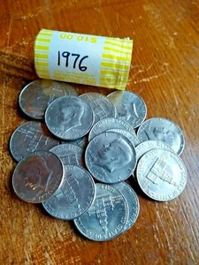 1976 Kennedy Half Dollar Roll (20 coins) Bicentennial - Picture 1 of 2