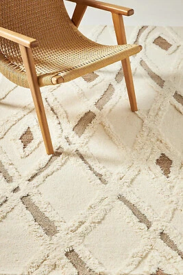 Hand Tufted Rug, Wool Area Rug, Modern Hand-Tufted Carpet, - Image 1 of 4