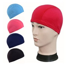 New Unisex Children's Kids Swimming Hat Cap Swim Boys Girls Nylon Spandex Fabric
