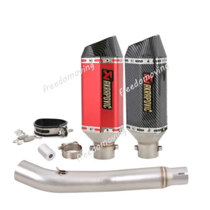 For Honda CBR250R 2011-2016 Exhaust System Mid Link Pipe Aluminum Muffler Escape - Picture 1 of 12