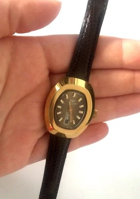 VINTAGE TECHNOS AUTOMATIC 30524 17 JEWELS SWISS CLASSY WOMENS WRIST WATCH RUNS - Image 1 of 4