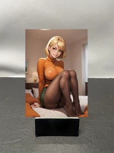 Ashley Graham Waifu Anime Custom Art Trading Card NSFW AVAILABLE W6430 - Picture 1 of 2
