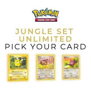 Vintage Pokémon Jungle Set Unlimited WOTC - Pick Your Card - FREE CDN SHIPPING - Picture 1 of 42