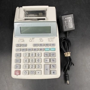 Sharp EL-1750P III 2 Color Printing Calculator Desktop Adding Machine Accounting - Picture 1 of 10