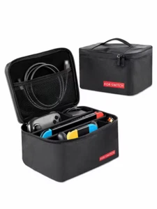 Carrying Storage Soft Case for Nintendo Switch OLED Portable Travel Bag - Black - Picture 1 of 4