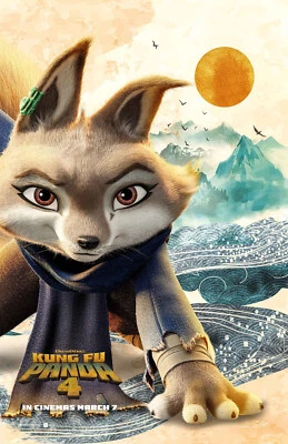 RICH HILL PRODUCTIONS BB2151 Kung Fu Panda 4 Film By Mike Mitchell 2024 Costar Movie Poster 11x17