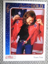 1992 Sterling Cards CMA Country Travis Tritt Gold Foil #70 Song Singer