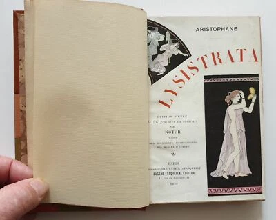 ARISTOPHANE - LYSISTRATA 107 Gravures par NOTOR Paris 1898 Reliure d'Art - Photo 1/4