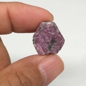 Muestra mineral de corindón rebanada de cristal rubí natural de 6,6 g, 18 mm x 17 mm, RC65 - Imagen 1 de 9