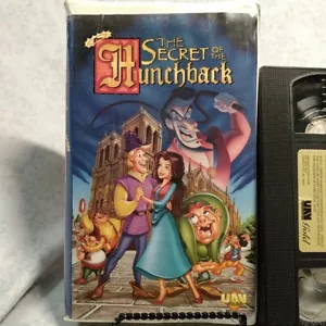The Secret Of The Hunchback Clamshell VHS Tape Used - Picture 1 of 3