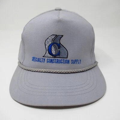 Specialty Construction Hat Yupoong Snapback C Logo Highway Gray Vintage Cap - Image 1 of 4
