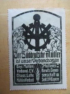 (8190) Reklamemarke - Der süddeutsche Müller ist unser Verbandsorgan - Bild 1 von 1