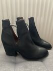Wittner Ankle Boots ,Black Leather,Size 39-Eu,6-Uk,Rrp 260$