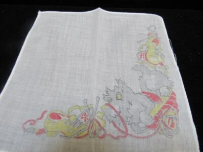 Cachorro Hanky Scottie Vintage Infantil, Sapatos Antigos, Fio Raro! - Imagem 1 de 4