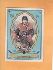 MARTIN HAVLAT 2009 10 UPPER DECK CHAMPS GREEN #53 MINNESOTA WILD NM-MT