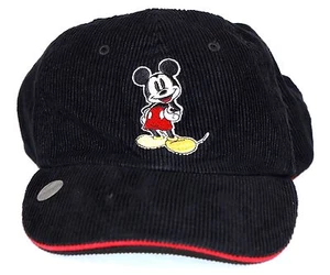 Mickey Mouse Cord Mütze Baseball Cap schwarz Marke Disney bestickt - Bild 1 von 7