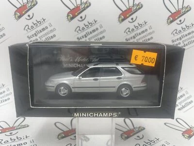 DIE CAST " SAAB 9.5 BREAK - 1999 SILVER " MINICHAMPS 1/43 (430 170810) - Immagine 1 di 2