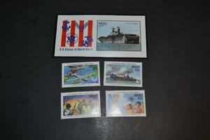 PALAU SCOTT #254-258 US FORCES IN PALAU MNH SET OF 5 - Picture 1 of 1