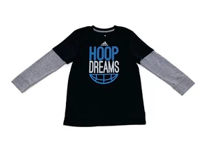 ADIDAS Boy's Graphic Tee "Hoop Dreams" Long Sleeve Top Shirt - Sz: 7X - Bild 1 von 5