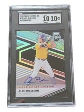 Alec Burleson 2020 Panini Elite Extra Edition Autograph #70 SGC 10/10 GEM MINT 